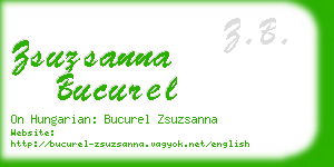 zsuzsanna bucurel business card